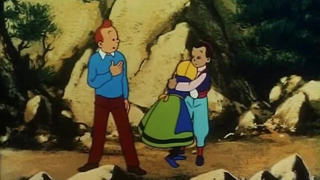⁣Desenho_ Tintim e o Lago dos Tubarões (1972)