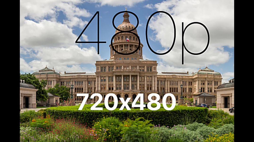 4K 2K 1080p 720p 480p video resolution test